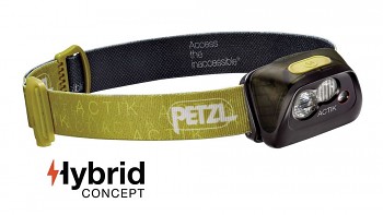 Čelovka PETZL ACTIK Hybrid - zelená 300 lms