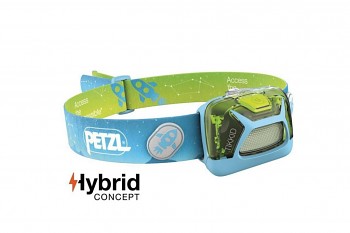 Čelovka PETZL TIKKID HYBRID dětská modrá 20 lm